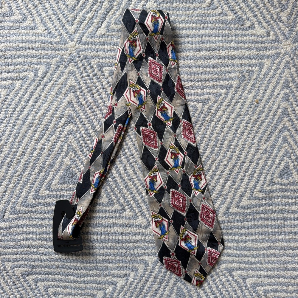 Disney Mickey Unlimited Necktie - Goofy Print - Multicolor - 556306-7985